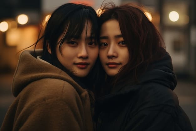 A side-by-side comparison of scenes from a K-Drama and a US drama, both featuring characters in the 