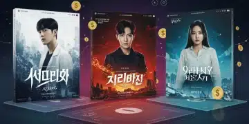 K-Drama OSTs: $1 Million US Streaming Success by 2025 Three successful K-Drama OST album covers on a streaming platform, symbolizing over $1 million in US revenue.