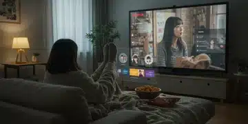 Person enjoying K-drama with advanced streaming features