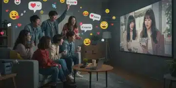 Join the K-Drama Fandom: Newcomer's Online Guide 2025 Diverse fans connecting online over K-drama, smiling and engaged