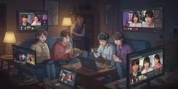 K-drama fans enjoying shows with subtitle and dubbing options on US streaming platforms.