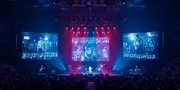 K-Drama OST Trends 2026: Genre Shifts & US Chart Impact Futuristic stage showcasing K-Drama OSTs impacting US charts 2026