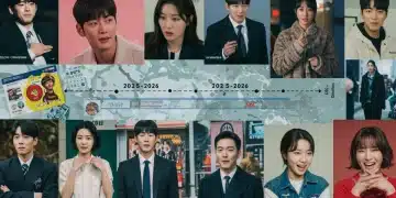 Decoding K-Drama's 2026 Production Shift: A 15% Strategic Revelation Dynamic visual showcasing K-Drama evolution and strategic shifts from 2025 to 2026, with diverse characters.
