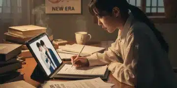K-Drama fan artist navigating new US copyright laws effective January 2026.