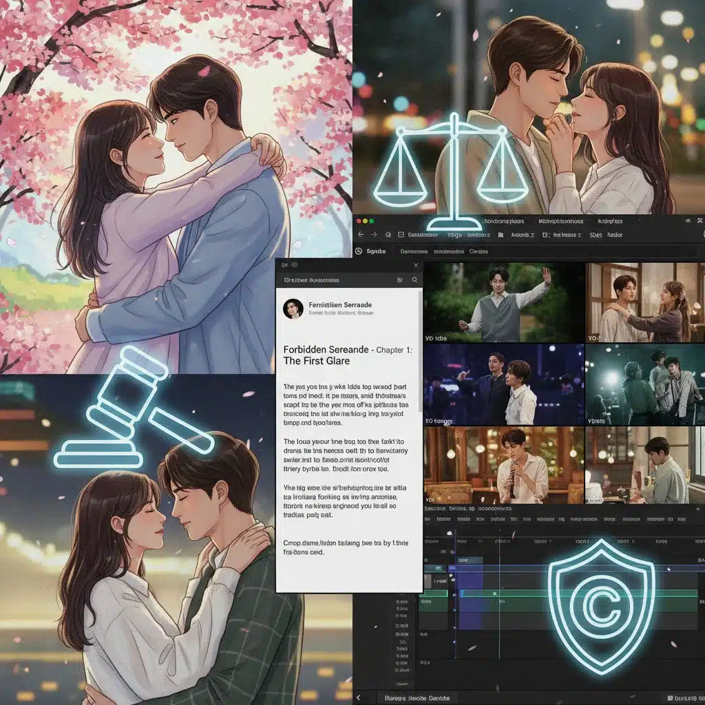Diverse K-Drama fan content impacted by upcoming copyright changes.