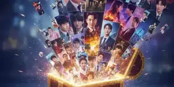 Collage of diverse K-Drama posters and scenes from Netflix international libraries