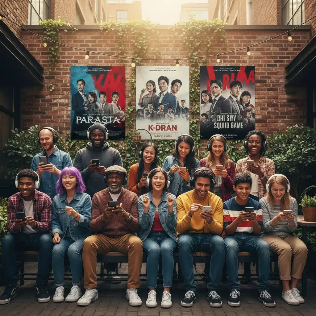 Diverse US audience enjoying K-Drama soundtracks